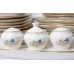24 priekmeti, porcelāna pusdienu trauku komplekts, servīze RPR